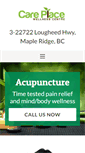 Mobile Screenshot of careplacewellnesscentre.com